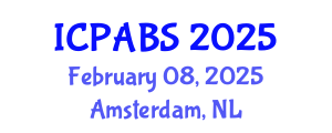 International Conference on Pharmaceutical and Biomedical Sciences (ICPABS) February 08, 2025 - Amsterdam, Netherlands