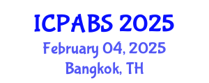 International Conference on Pharmaceutical and Biomedical Sciences (ICPABS) February 04, 2025 - Bangkok, Thailand