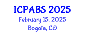 International Conference on Pharmaceutical and Biomedical Sciences (ICPABS) February 15, 2025 - Bogota, Colombia