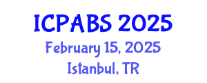 International Conference on Pharmaceutical and Biomedical Sciences (ICPABS) February 15, 2025 - Istanbul, Turkey