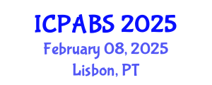 International Conference on Pharmaceutical and Biomedical Sciences (ICPABS) February 08, 2025 - Lisbon, Portugal
