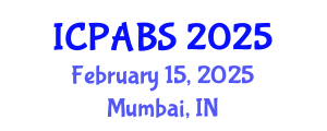 International Conference on Pharmaceutical and Biomedical Sciences (ICPABS) February 15, 2025 - Mumbai, India