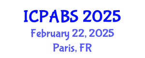 International Conference on Pharmaceutical and Biomedical Sciences (ICPABS) February 22, 2025 - Paris, France