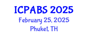 International Conference on Pharmaceutical and Biomedical Sciences (ICPABS) February 25, 2025 - Phuket, Thailand