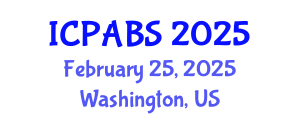 International Conference on Pharmaceutical and Biomedical Sciences (ICPABS) February 25, 2025 - Washington, United States