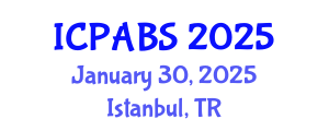 International Conference on Pharmaceutical and Biomedical Sciences (ICPABS) January 30, 2025 - Istanbul, Turkey