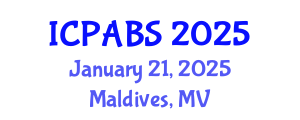 International Conference on Pharmaceutical and Biomedical Sciences (ICPABS) January 21, 2025 - Maldives, Maldives