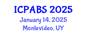 International Conference on Pharmaceutical and Biomedical Sciences (ICPABS) January 14, 2025 - Montevideo, Uruguay