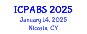 International Conference on Pharmaceutical and Biomedical Sciences (ICPABS) January 14, 2025 - Nicosia, Cyprus