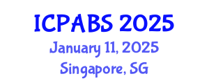 International Conference on Pharmaceutical and Biomedical Sciences (ICPABS) January 11, 2025 - Singapore, Singapore