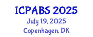 International Conference on Pharmaceutical and Biomedical Sciences (ICPABS) July 19, 2025 - Copenhagen, Denmark