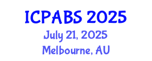 International Conference on Pharmaceutical and Biomedical Sciences (ICPABS) July 21, 2025 - Melbourne, Australia