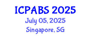International Conference on Pharmaceutical and Biomedical Sciences (ICPABS) July 05, 2025 - Singapore, Singapore