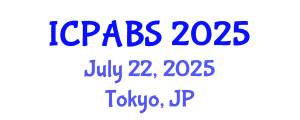 International Conference on Pharmaceutical and Biomedical Sciences (ICPABS) July 22, 2025 - Tokyo, Japan