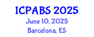 International Conference on Pharmaceutical and Biomedical Sciences (ICPABS) June 10, 2025 - Barcelona, Spain