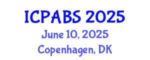 International Conference on Pharmaceutical and Biomedical Sciences (ICPABS) June 10, 2025 - Copenhagen, Denmark