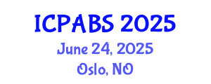 International Conference on Pharmaceutical and Biomedical Sciences (ICPABS) June 24, 2025 - Oslo, Norway