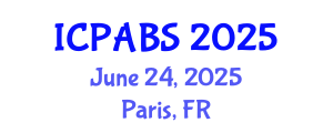International Conference on Pharmaceutical and Biomedical Sciences (ICPABS) June 24, 2025 - Paris, France