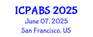 International Conference on Pharmaceutical and Biomedical Sciences (ICPABS) June 07, 2025 - San Francisco, United States