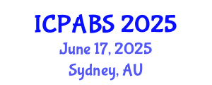 International Conference on Pharmaceutical and Biomedical Sciences (ICPABS) June 17, 2025 - Sydney, Australia