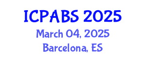 International Conference on Pharmaceutical and Biomedical Sciences (ICPABS) March 04, 2025 - Barcelona, Spain