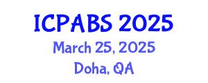 International Conference on Pharmaceutical and Biomedical Sciences (ICPABS) March 25, 2025 - Doha, Qatar