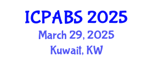 International Conference on Pharmaceutical and Biomedical Sciences (ICPABS) March 29, 2025 - Kuwait, Kuwait