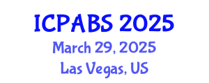 International Conference on Pharmaceutical and Biomedical Sciences (ICPABS) March 29, 2025 - Las Vegas, United States