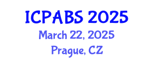International Conference on Pharmaceutical and Biomedical Sciences (ICPABS) March 22, 2025 - Prague, Czechia