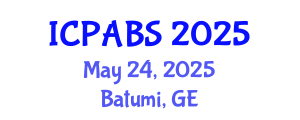 International Conference on Pharmaceutical and Biomedical Sciences (ICPABS) May 24, 2025 - Batumi, Georgia