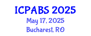 International Conference on Pharmaceutical and Biomedical Sciences (ICPABS) May 17, 2025 - Bucharest, Romania