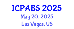 International Conference on Pharmaceutical and Biomedical Sciences (ICPABS) May 20, 2025 - Las Vegas, United States