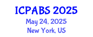 International Conference on Pharmaceutical and Biomedical Sciences (ICPABS) May 24, 2025 - New York, United States