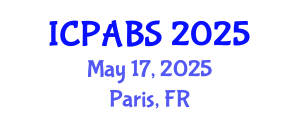 International Conference on Pharmaceutical and Biomedical Sciences (ICPABS) May 17, 2025 - Paris, France