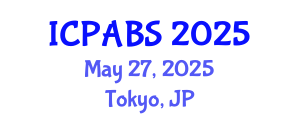 International Conference on Pharmaceutical and Biomedical Sciences (ICPABS) May 27, 2025 - Tokyo, Japan