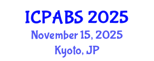 International Conference on Pharmaceutical and Biomedical Sciences (ICPABS) November 15, 2025 - Kyoto, Japan