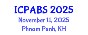 International Conference on Pharmaceutical and Biomedical Sciences (ICPABS) November 11, 2025 - Phnom Penh, Cambodia
