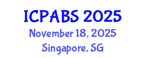 International Conference on Pharmaceutical and Biomedical Sciences (ICPABS) November 18, 2025 - Singapore, Singapore