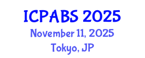 International Conference on Pharmaceutical and Biomedical Sciences (ICPABS) November 11, 2025 - Tokyo, Japan