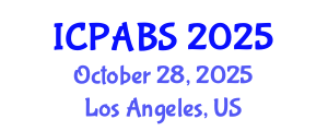 International Conference on Pharmaceutical and Biomedical Sciences (ICPABS) October 28, 2025 - Los Angeles, United States
