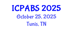 International Conference on Pharmaceutical and Biomedical Sciences (ICPABS) October 25, 2025 - Tunis, Tunisia