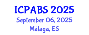 International Conference on Pharmaceutical and Biomedical Sciences (ICPABS) September 06, 2025 - Málaga, Spain