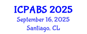 International Conference on Pharmaceutical and Biomedical Sciences (ICPABS) September 16, 2025 - Santiago, Chile