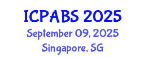 International Conference on Pharmaceutical and Biomedical Sciences (ICPABS) September 09, 2025 - Singapore, Singapore