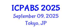 International Conference on Pharmaceutical and Biomedical Sciences (ICPABS) September 09, 2025 - Tokyo, Japan