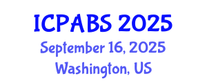 International Conference on Pharmaceutical and Biomedical Sciences (ICPABS) September 16, 2025 - Washington, United States