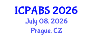 International Conference on Pharmaceutical and Biomedical Sciences (ICPABS) July 08, 2026 - Prague, Czechia International Conference on Pharmaceutical and Biomedical Sciences (ICPABS) July 08, 2026 - Prague, Czechia
