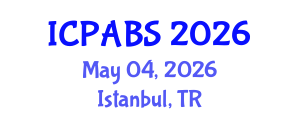International Conference on Pharmaceutical and Biomedical Sciences (ICPABS) May 04, 2026 - Istanbul, Turkey International Conference on Pharmaceutical and Biomedical Sciences (ICPABS) May 04, 2026 - Istanbul, Turkey