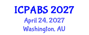 International Conference on Pharmaceutical and Biomedical Sciences (ICPABS) April 24, 2027 - Washington, Australia International Conference on Pharmaceutical and Biomedical Sciences (ICPABS) April 24, 2027 - Washington, Australia