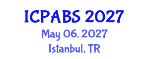 International Conference on Pharmaceutical and Biomedical Sciences (ICPABS) May 06, 2027 - Istanbul, Turkey International Conference on Pharmaceutical and Biomedical Sciences (ICPABS) May 06, 2027 - Istanbul, Turkey